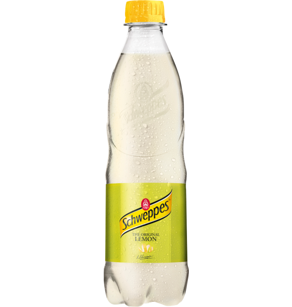 Schweppes Lemon 50 cl pack shot Wet