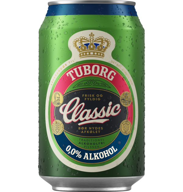 Tuborg Classic 00 33 cl Dase Okologisk WET