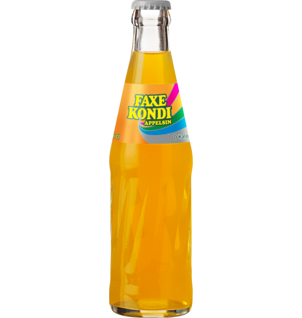 Faxe Kondi Appelsin 0kalorier flaske 25 cl dry